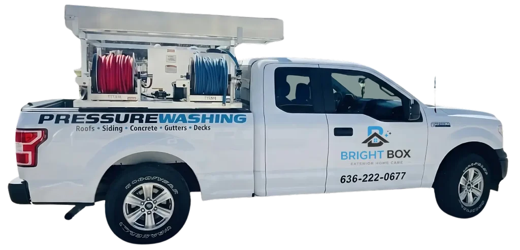 Bright Box Pressure Washing Truck